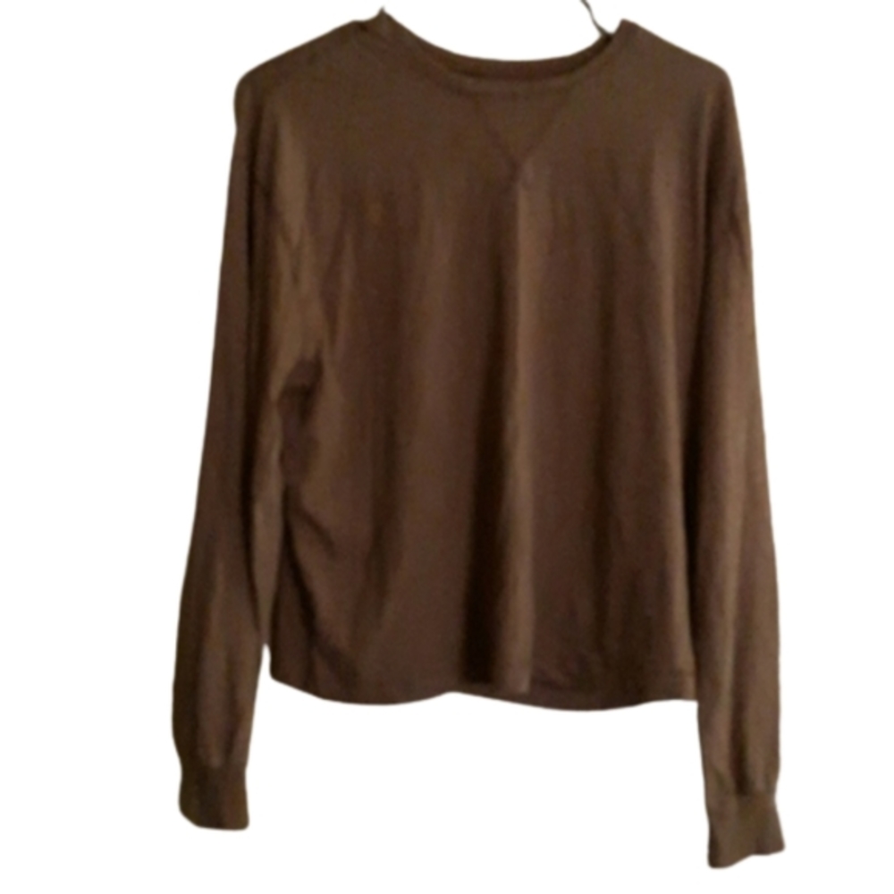 Universal Thread Women's Size Medium, brown, long sleeve tee